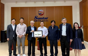 新加坡理工大学堂长蔡其昌教授一行到访mansion88·明升官方网站，共探产学研合作新蹊径